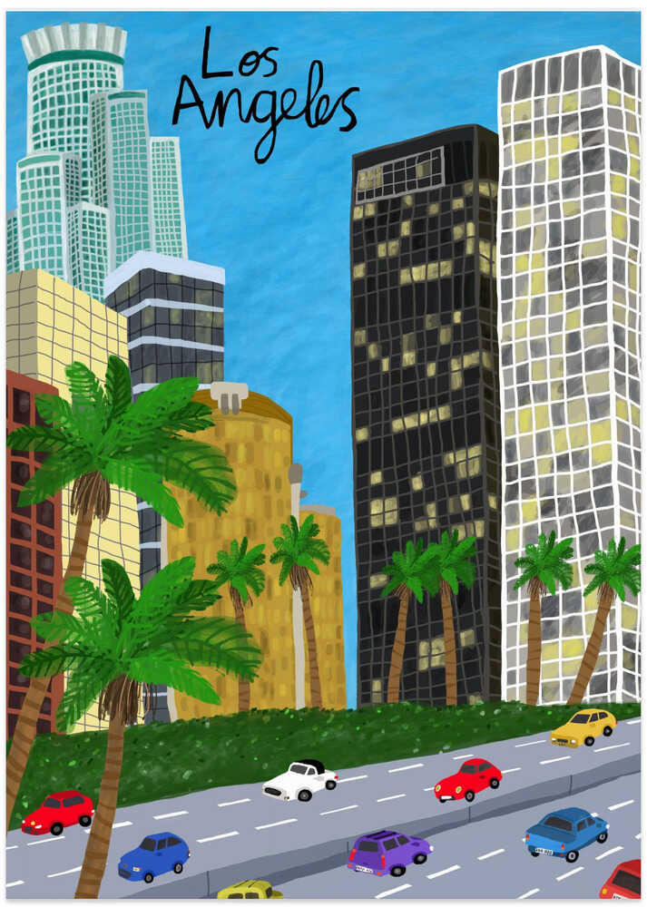 Downtown Los Angeles, California by Artist Carla Daly