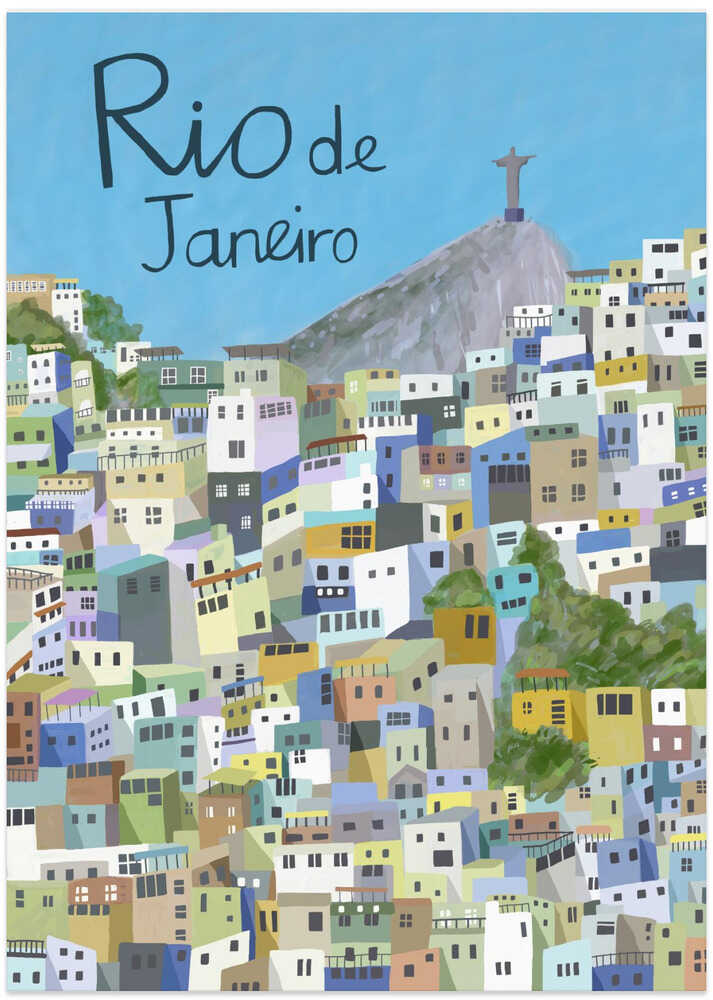 Rio De Janeiro, Brazil by Artist Carla Daly