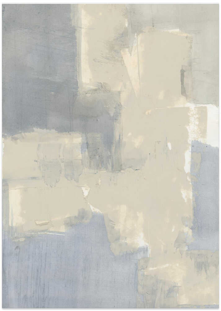 Abstract Neutral Grey and Beige Shapes 1