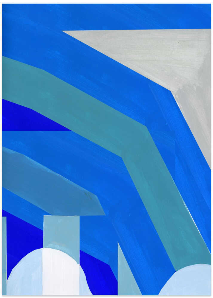 Blue French Stripes 1