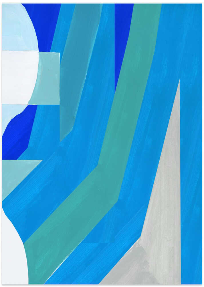 Blue French Stripes 2