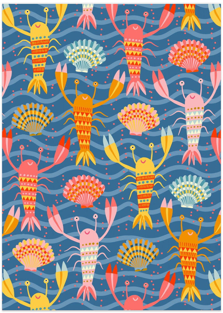 Happy Lobsters and Shells