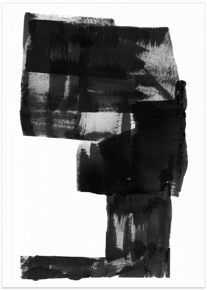 Black and White Abstract Composition No.2