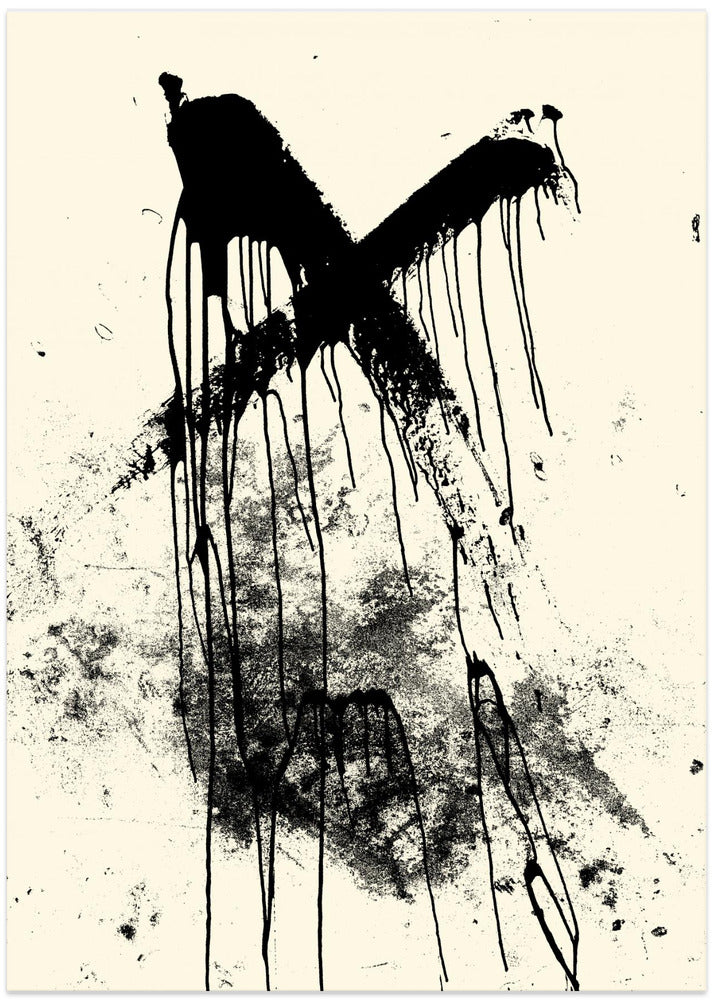 Dripping Black Paint