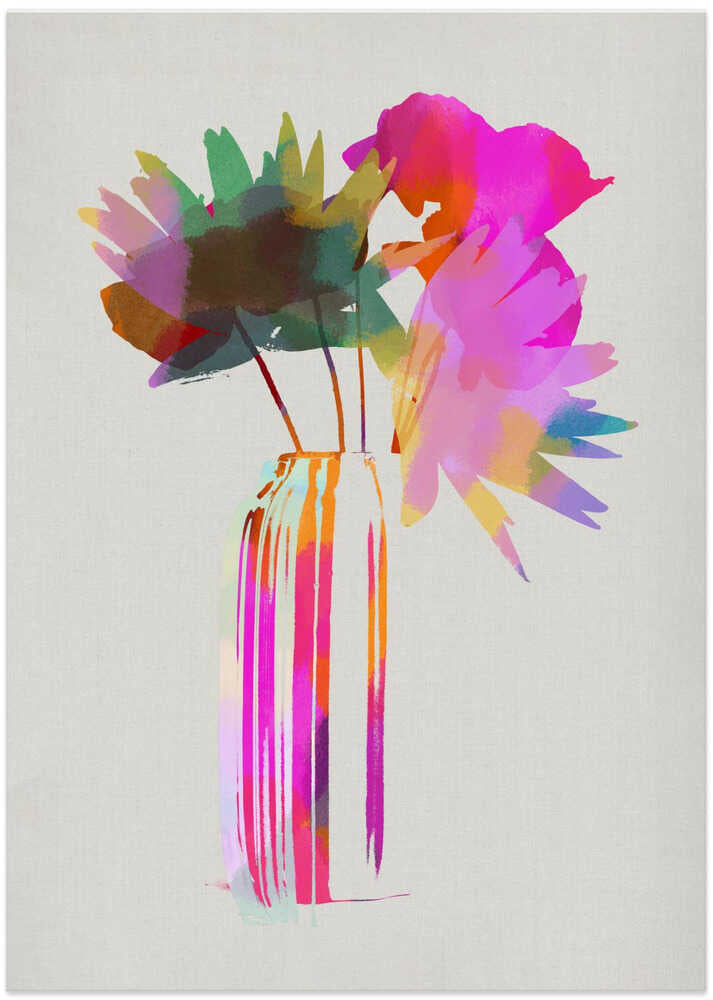 Pink & Gold Tropic Geometric Bouquet 4