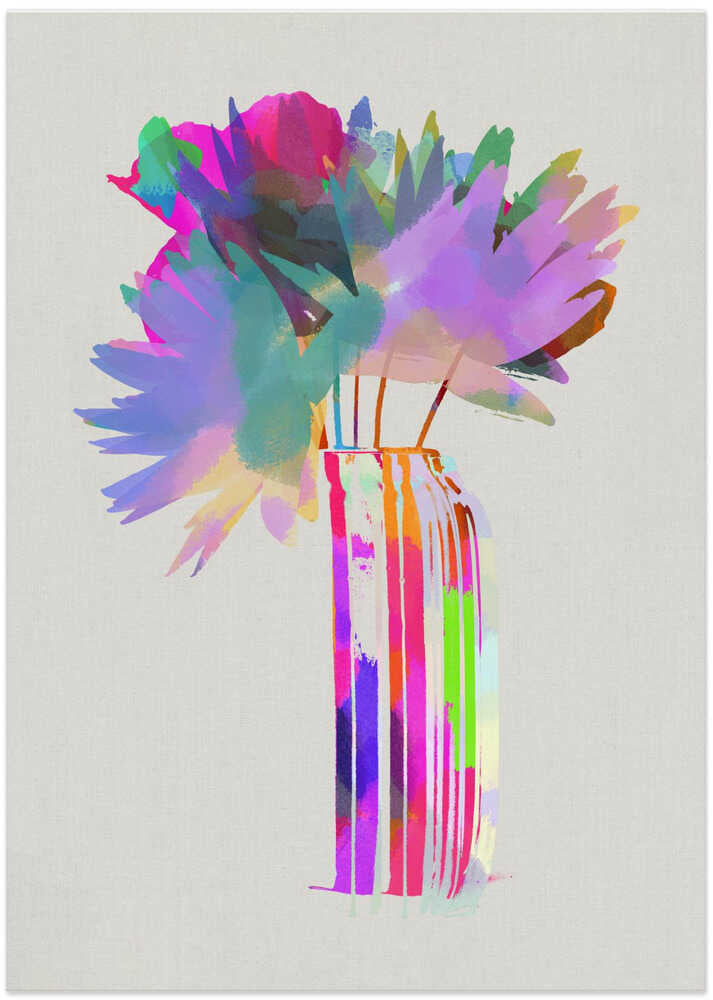 Pink & Gold Tropic Geometric Bouquet 5