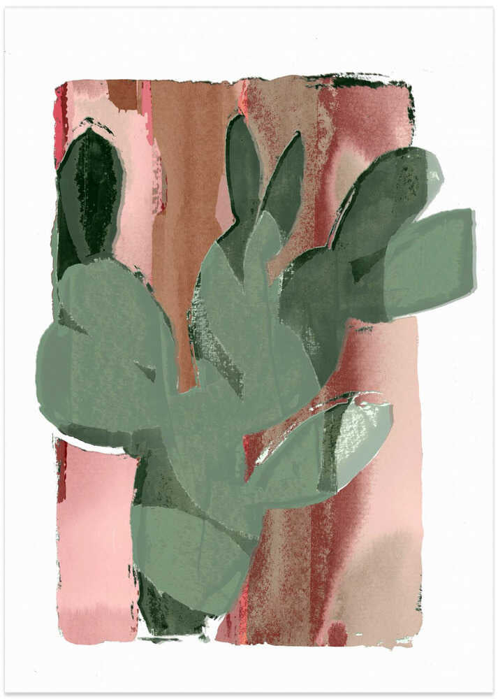 Cactus Green Pink 1
