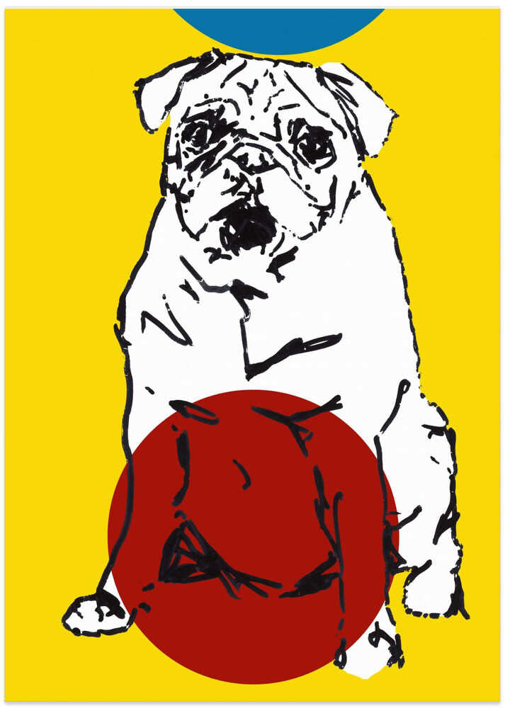 A Very Modern Pug Dots 2