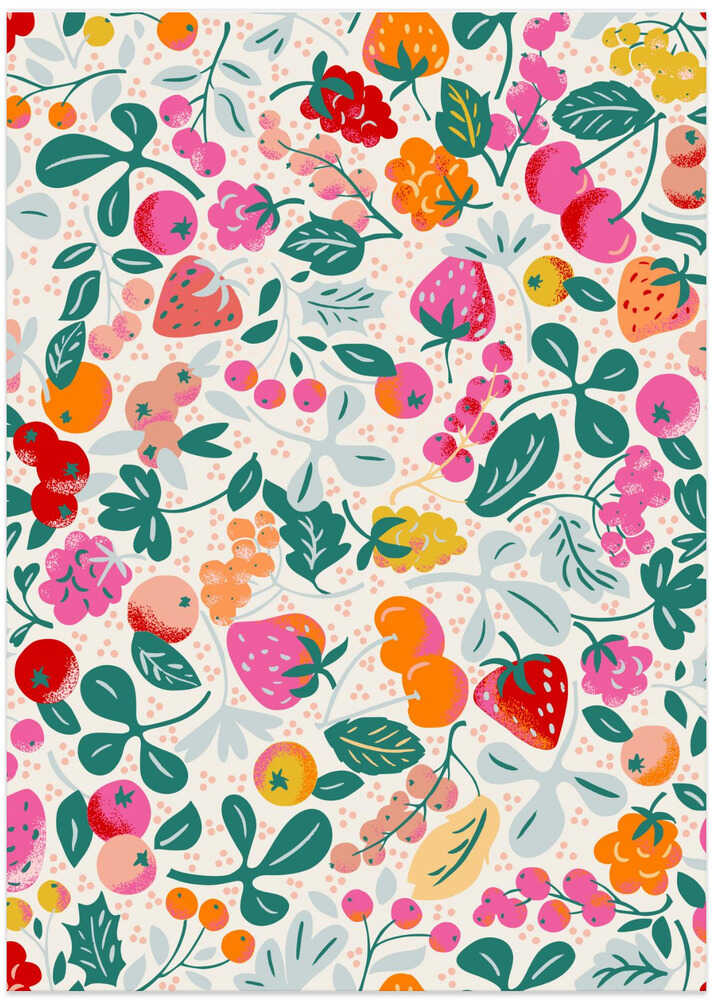 Fruity seamless pattern