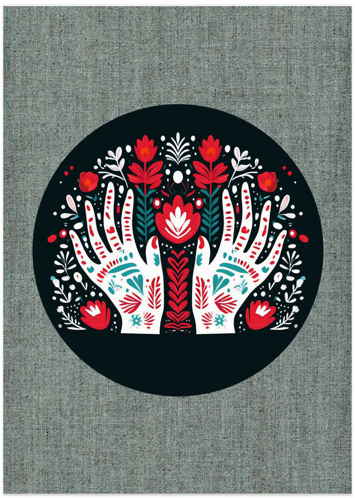 Folk Art Print : Mystic Fortunes 6