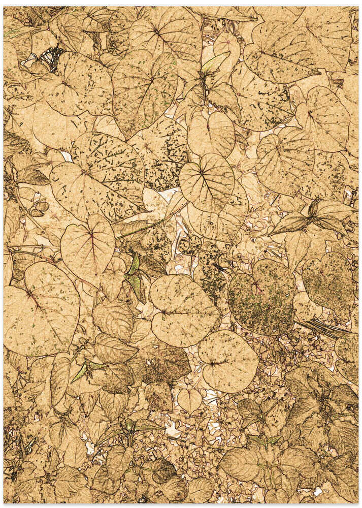 Golden Leaf Tapestry