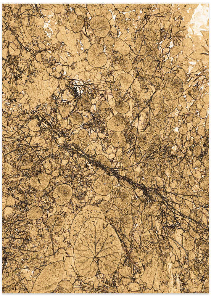 Golden Leaf Tapestry