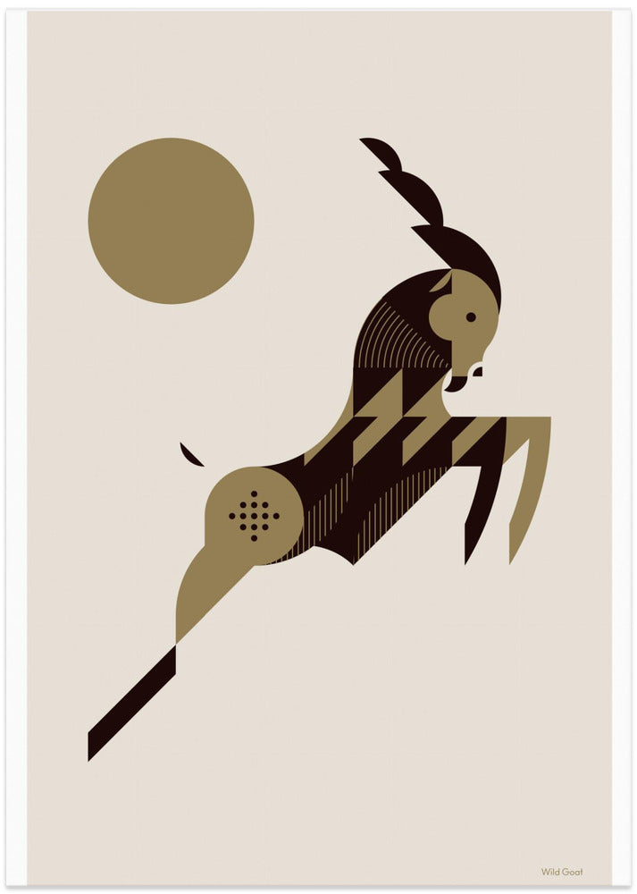 Golden Animals - Wild Goat (white)