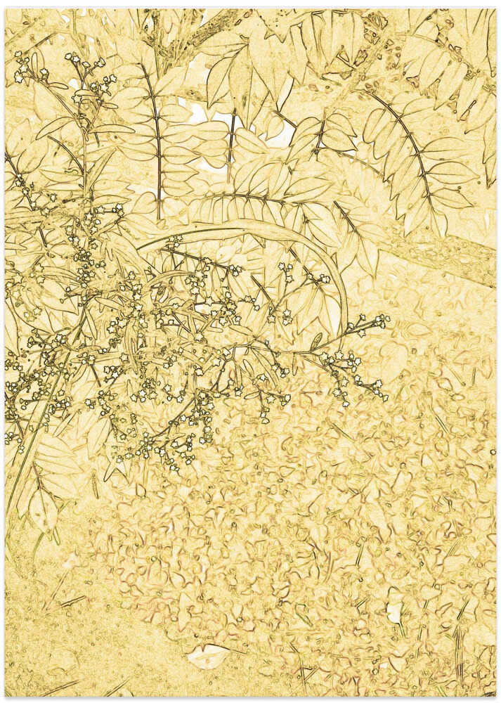 Golden Foliage Sketch