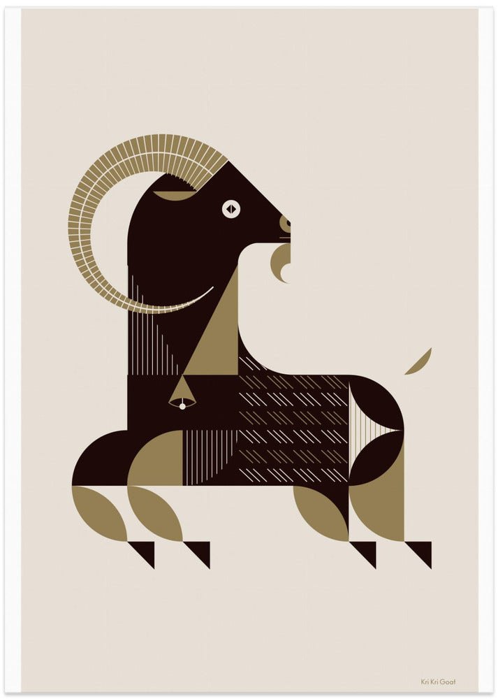 Golden Animals - Kri Kri Goat (White)