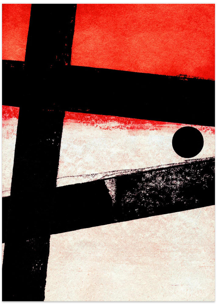 Bold Black Brushstrokes