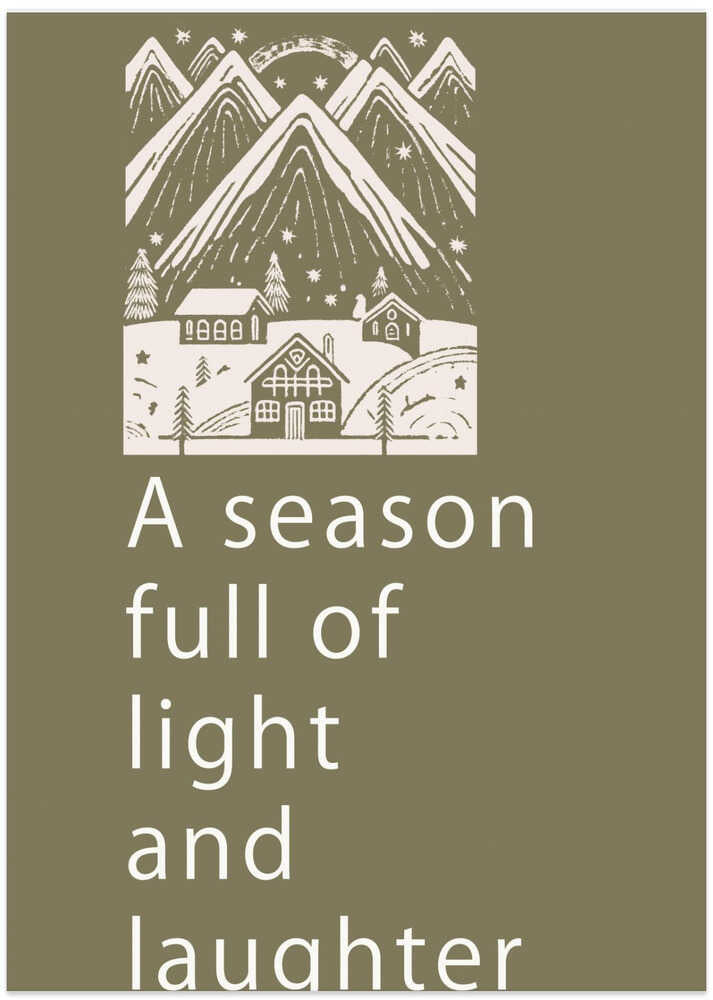 Winter Scene: A Season Full of Light and Laughter