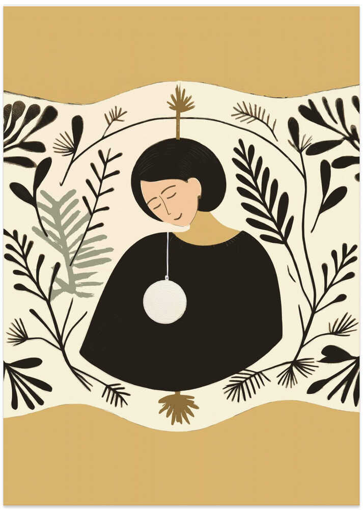 Bows and Baubles: Minimalism Holiday Print 1