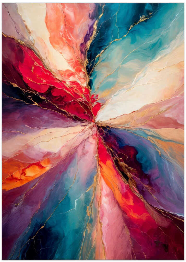 Brushstrokes Create Dynamic Movement