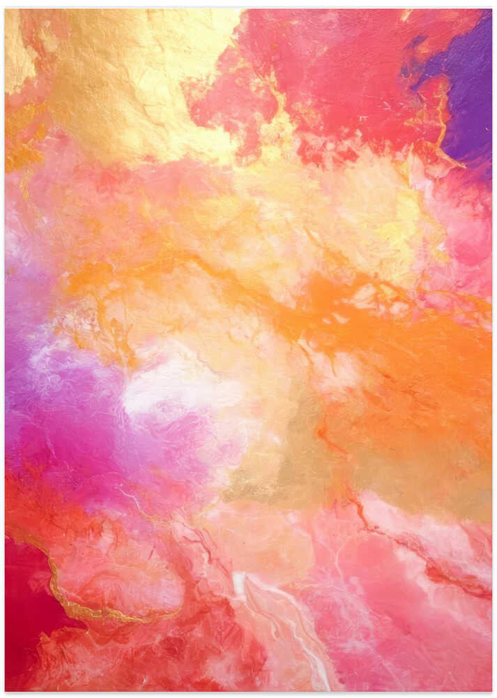 Radiant Hues and Golden Glow