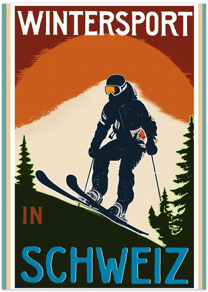 Winter Tourism: Vintage Wintersport In Schweiz