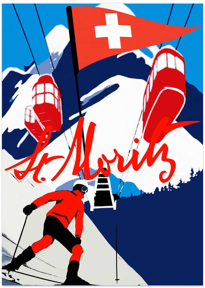 Winter Tourism: Vintage St.Moritz