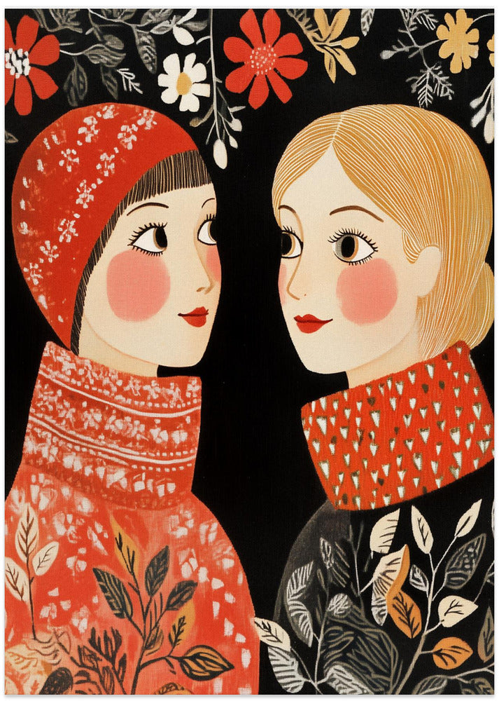 Vintage Style Mag Women Knittwear