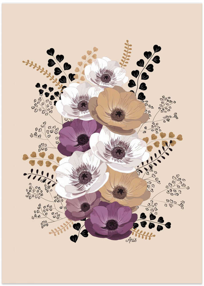 Anemones Floral Bouquet
