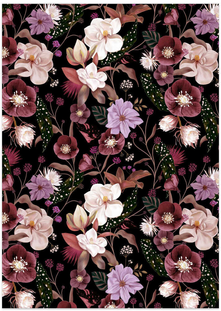 Botanical Dream Warm Pattern