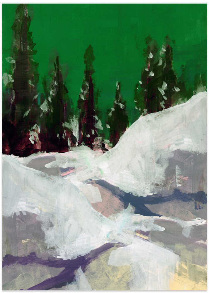 Winter Scene In the Forest 2