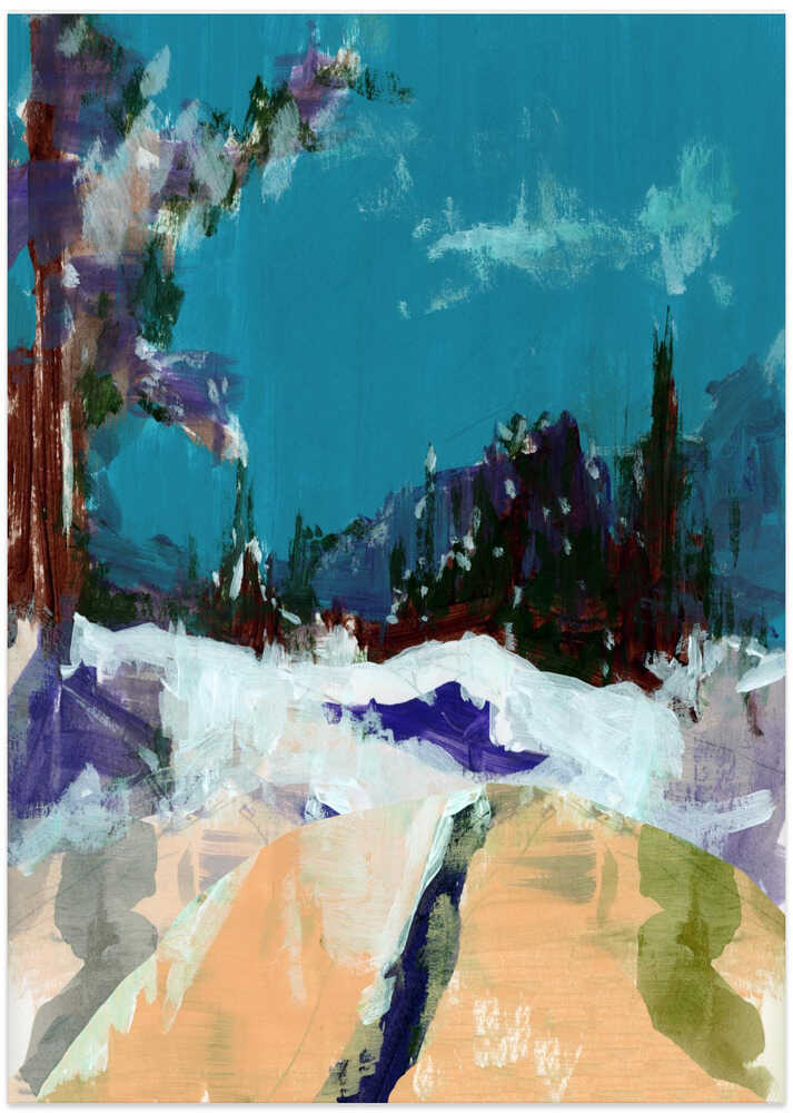 Winter Scene In the Forest 1