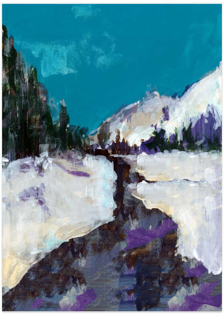 Winter Scene In the Forest 3