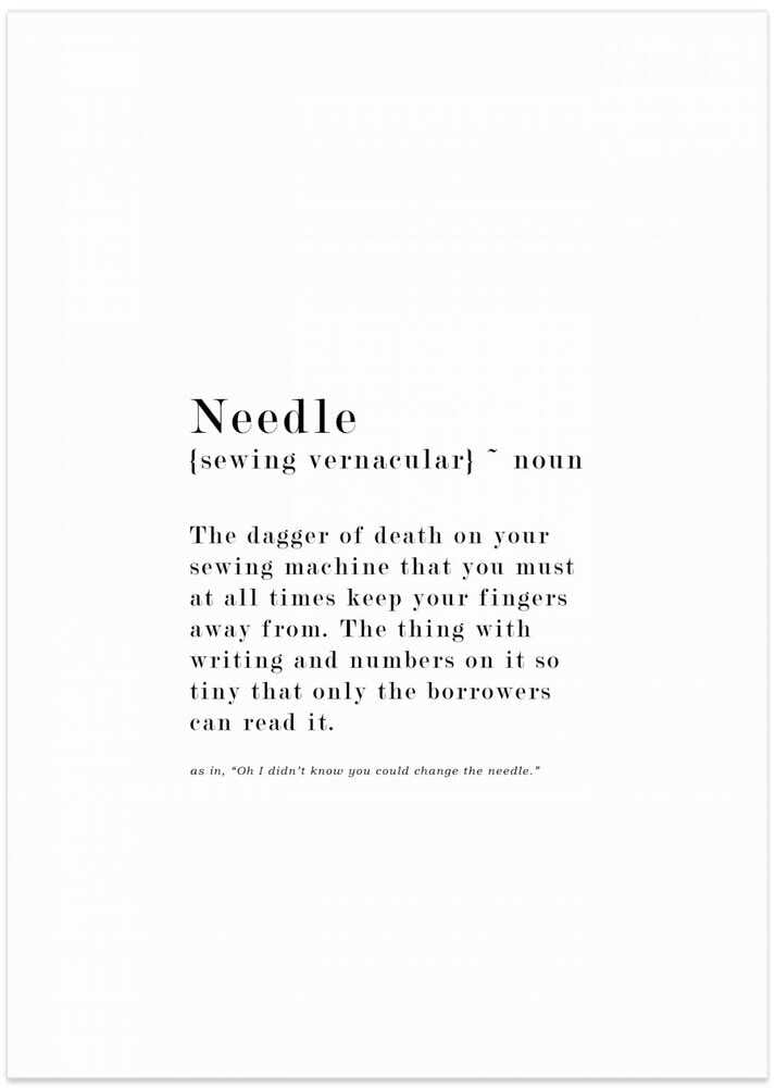 Needle Definition