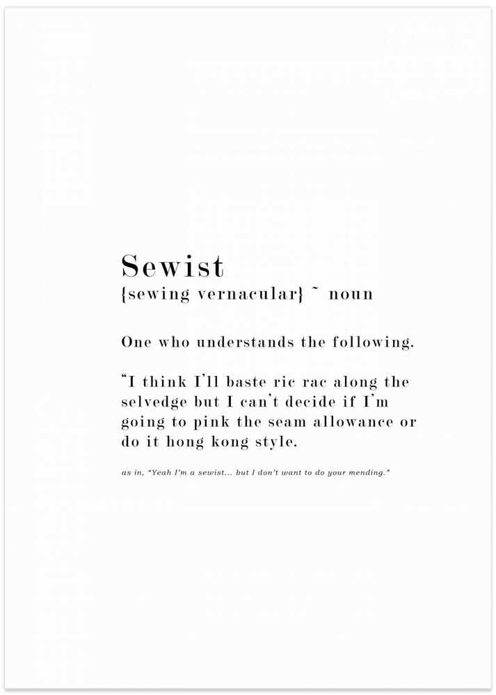Sewist definition