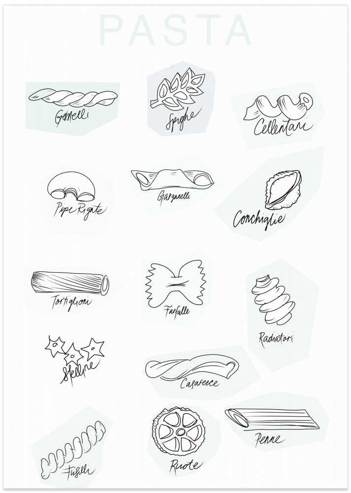 Pasta Guide Print