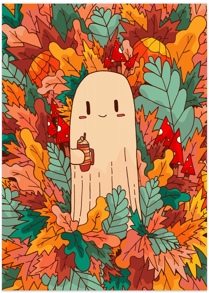 A ghost and coffee