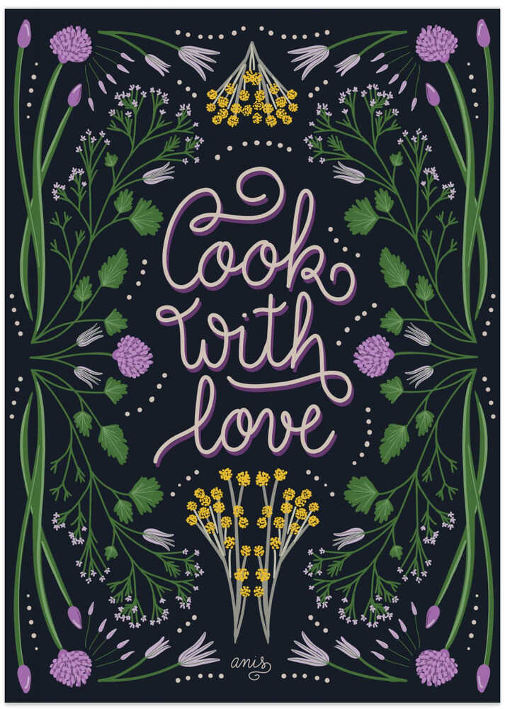 Cook With Love Art Print