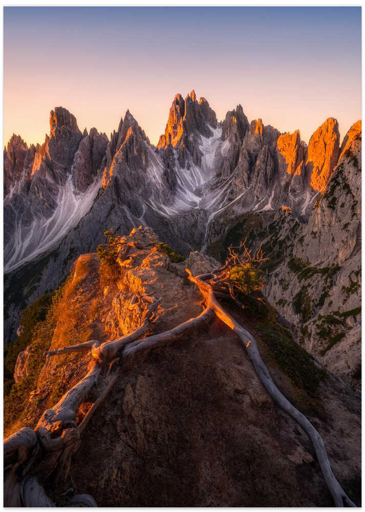 The unique sunrise view