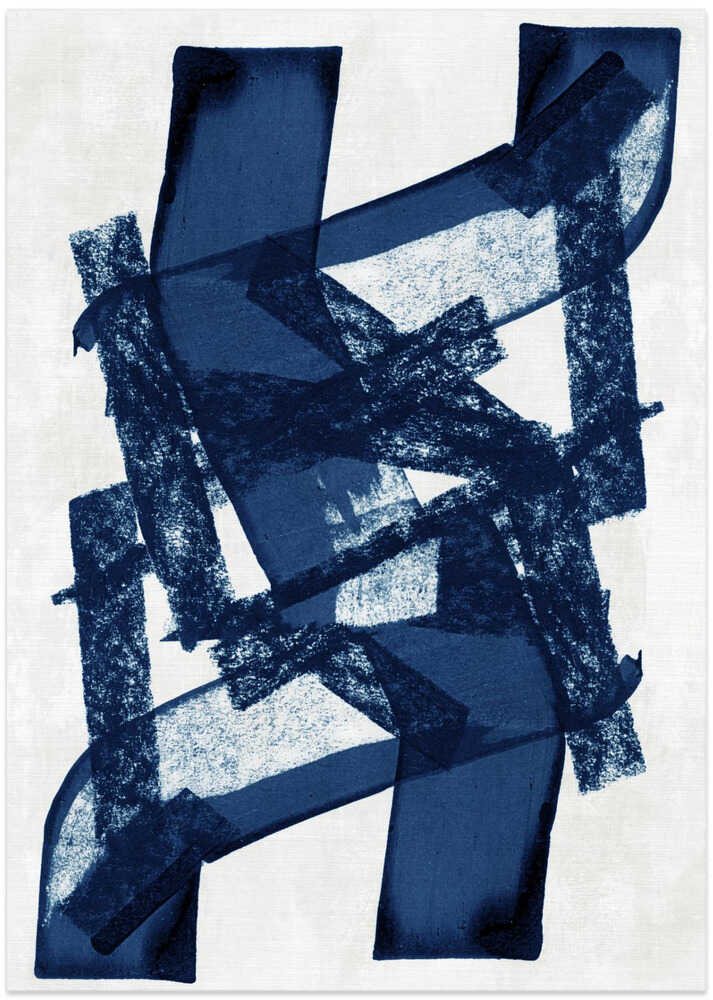 Abstract Blue Structure 1