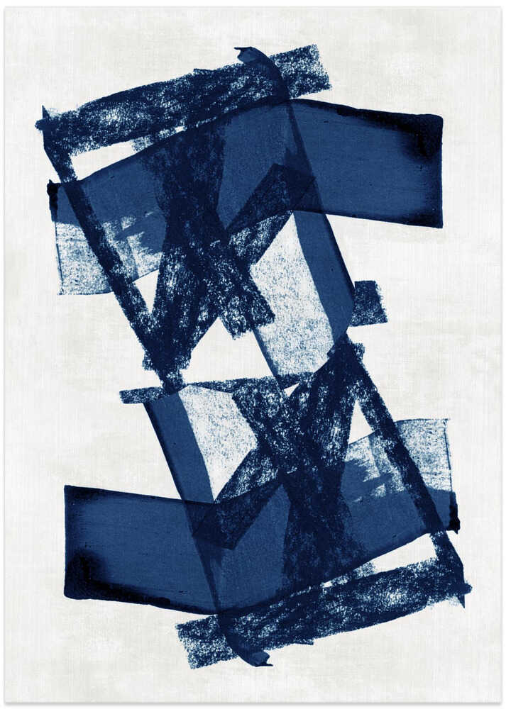 Abstract Blue Structure 3