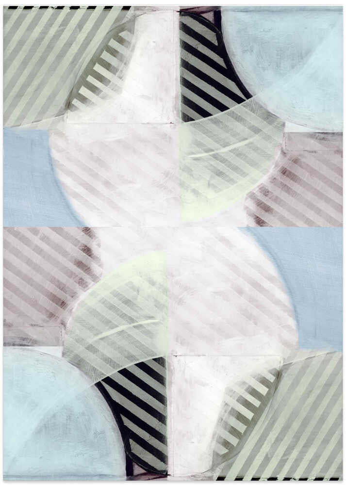 Abstract Misty Stripes 1