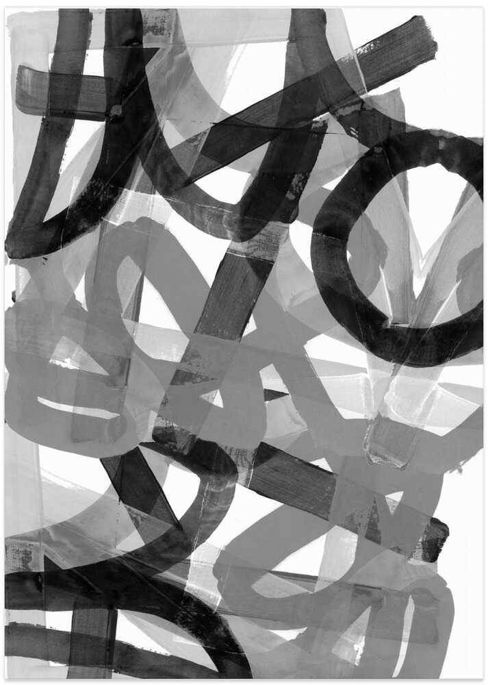 Shuffling Steps 1 Black and White