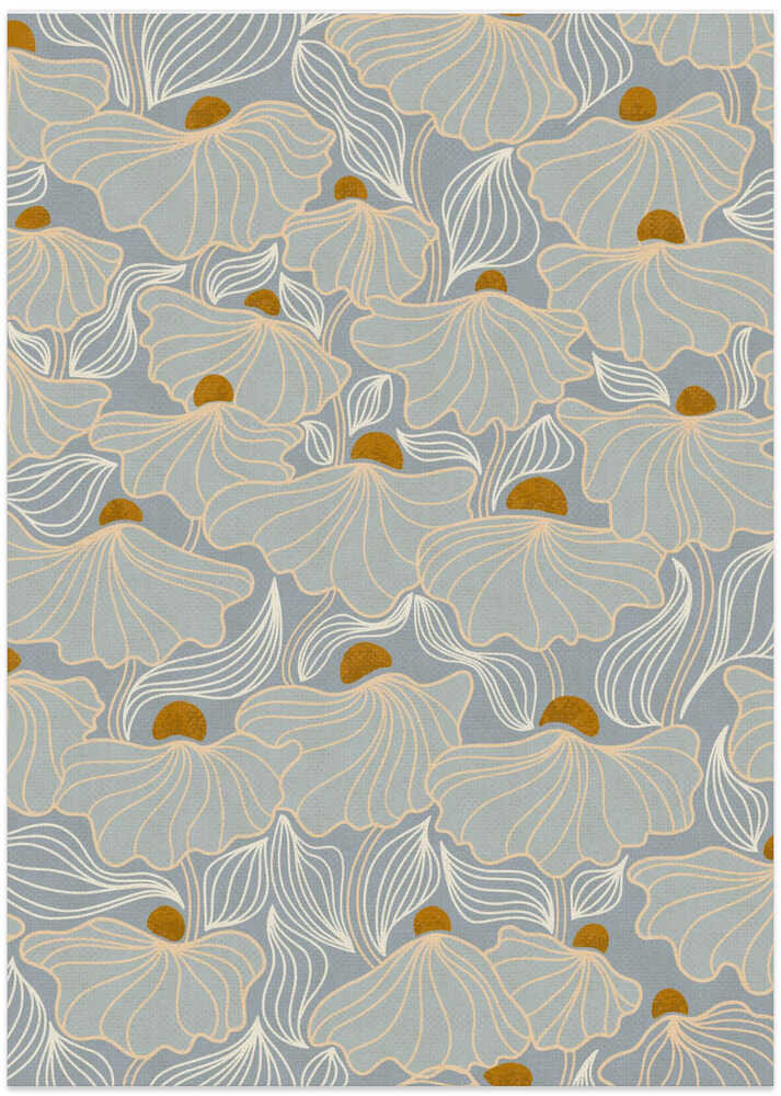 calming essentialsNatural flow meadow misty pattern