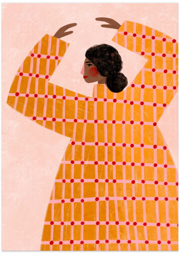 The Woman With the Checked Dress