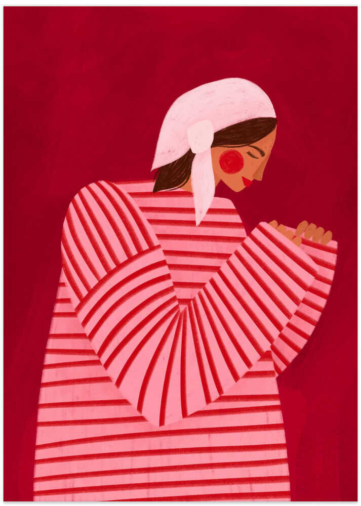 The Woman With the Red Stripes