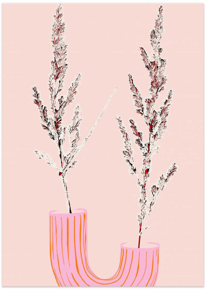 Plant based happyness Grasses 1 still life