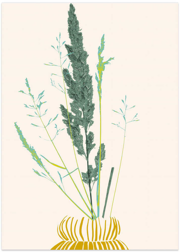 Plant based happyness Grasses 2 still life