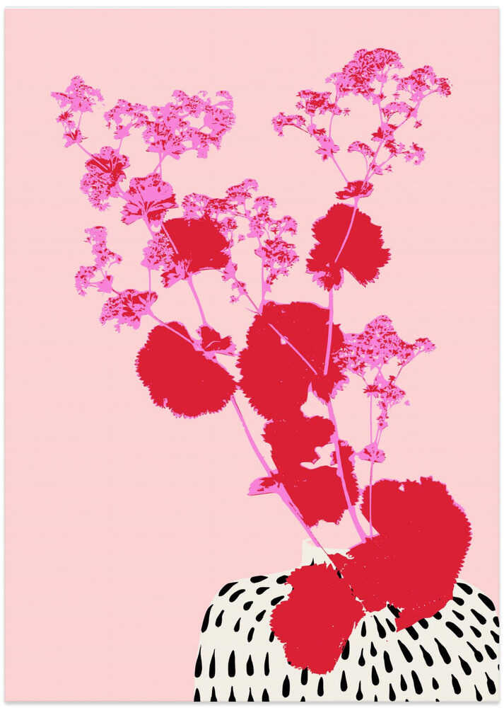 Plant based happyness lady's-mantle still life