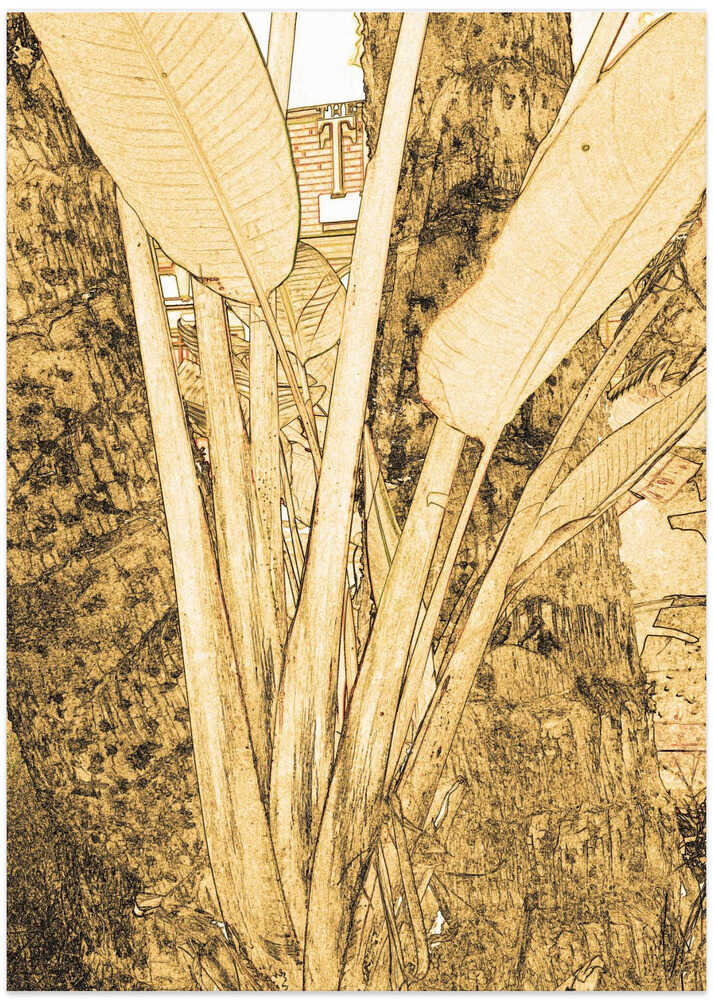 Golden Foliage Sketch