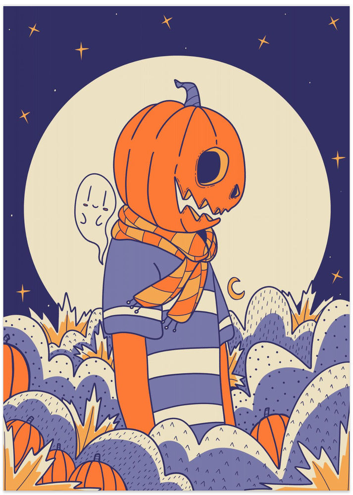 Pumpkin and ghost